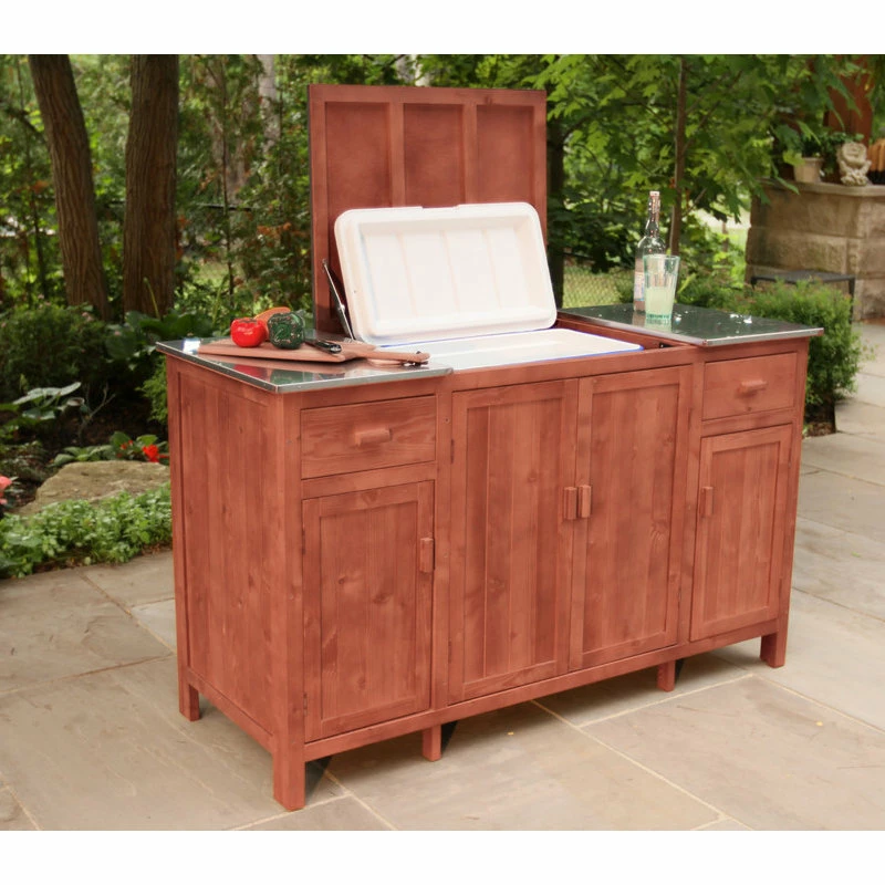 Leisure Season Ltd. Leisure Season Buffet Server With Cooler Compartment - Image 3