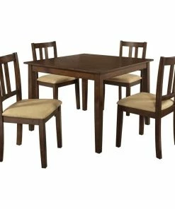 Dorel Asia Dorel Living Redmond 5 Piece Dining Set In Espresso