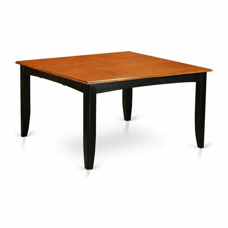 East West Furniture Parfait 9-piece Wood Dinette Table Set In Black/Cherry - Image 3