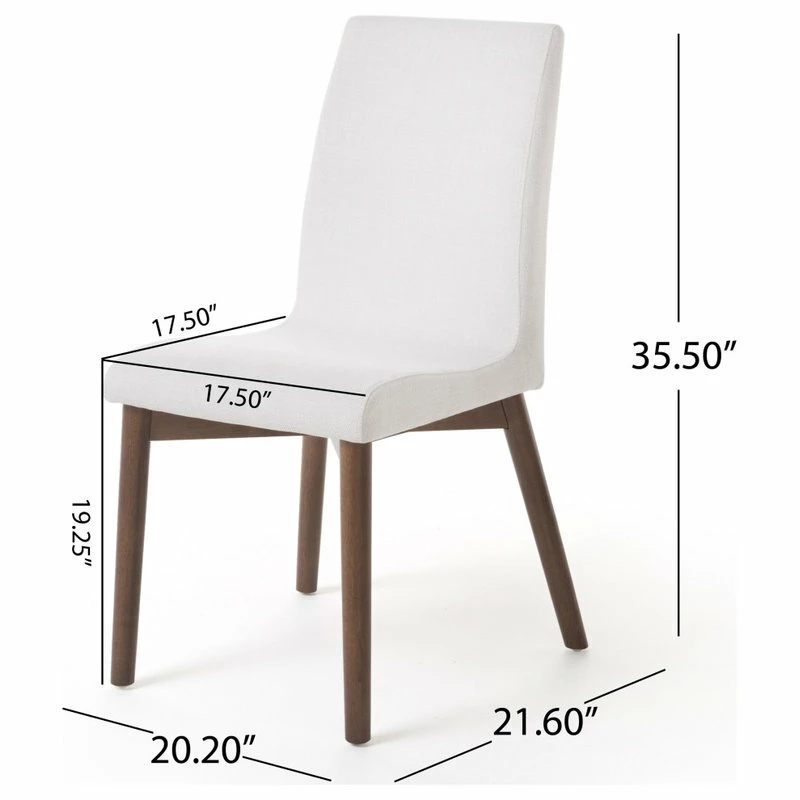 GDFStudio GDF Studio Oneida Mid-Century Modern 5 Piece Dining Set - Image 3