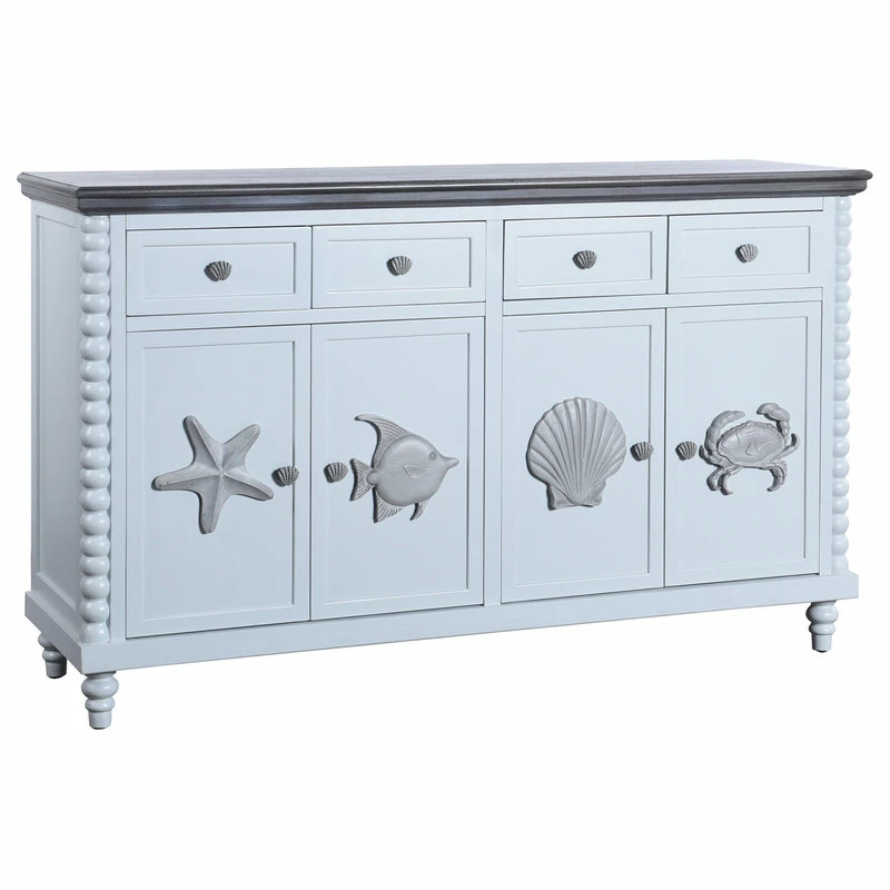 StyleCraft Horwitz 4 Door Accent Cabinet