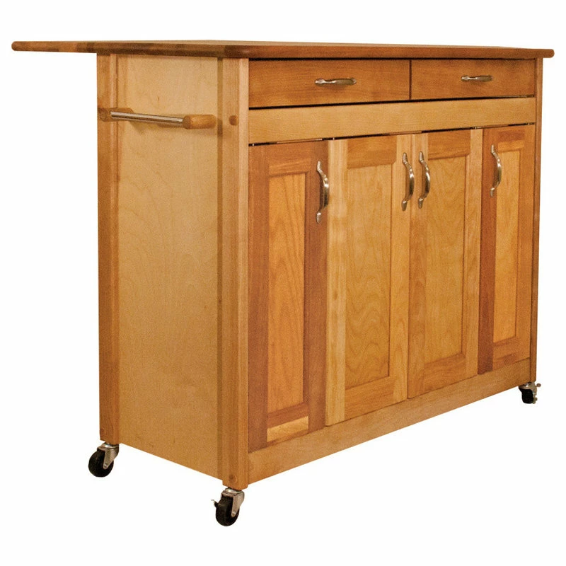 Catskill Craftsmen Kitchen Cart In Oiled Finish - Image 4