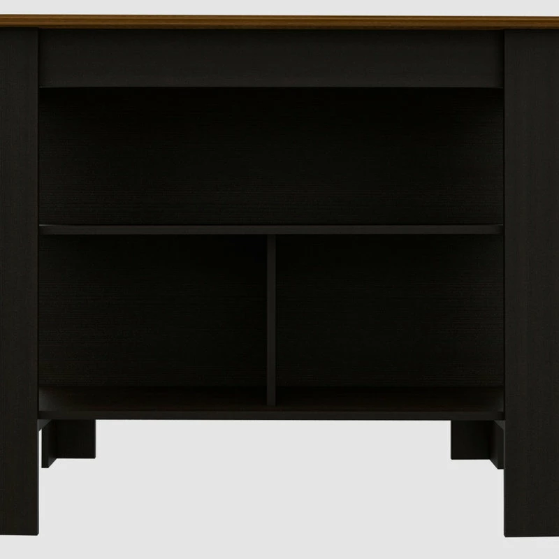 RST Brands Lindon Kitchen Island, Black, Maple - Image 7