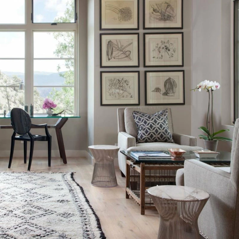 Homedotdot Modern Stackable Chairs Ghost Style Armchairs With Arm Dining Clear Set Of 2, Bl - Image 5