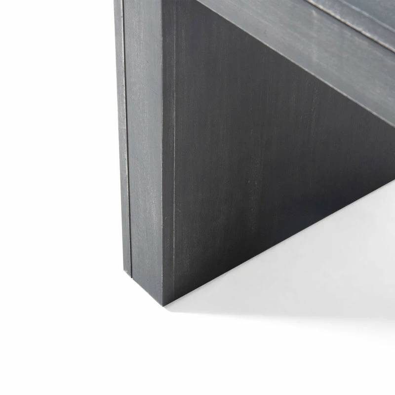 GDFStudio Chatham Farmhouse Acacia Wood Dining Bench, Black - Image 5