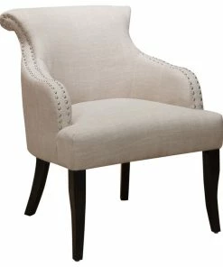 GDFStudio GDF Studio Baldwin Light Beige Fabric Arm Chair