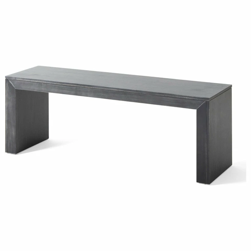 GDFStudio Chatham Farmhouse Acacia Wood Dining Bench, Black - Image 7