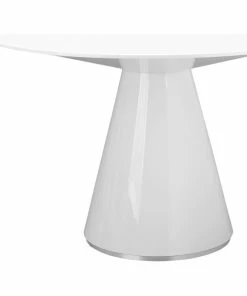 Moe's Home Collection Otago Dining Table Round White