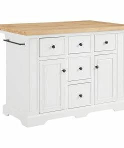 Crosley Julia Wood Top Kitchen Island