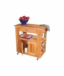 Catskill Craftsmen Catskill Heart Of The Kitchen Butcher Block Island In Natural