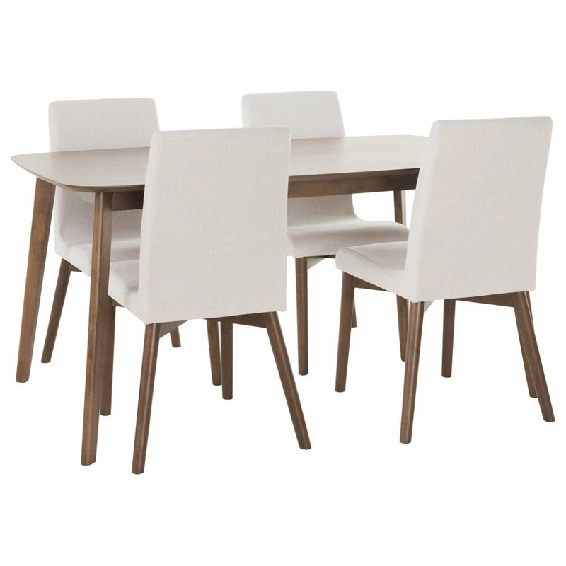 GDFStudio GDF Studio Oneida Mid-Century Modern 5 Piece Dining Set