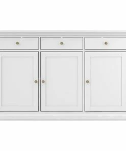 Tvilum Sideboard With 3 Doors And 3 Drawers, White