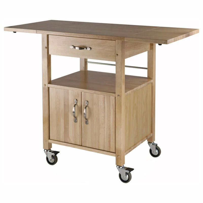 Winsome Wood Transitional Beech Composite Wood Cart 84920 - Image 3