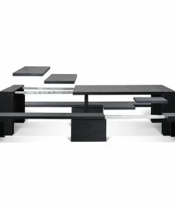 Transformer Table The Transformer Dining Set, Black