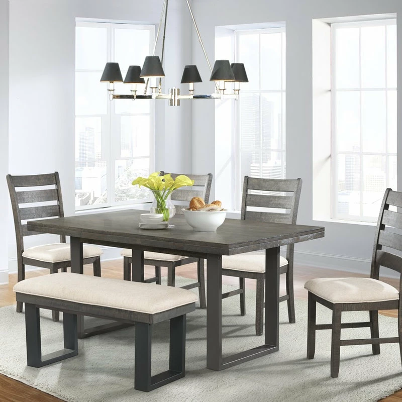 Picket House Sullivan Dining Table With 4 Side Chairs And Bench - Image 2