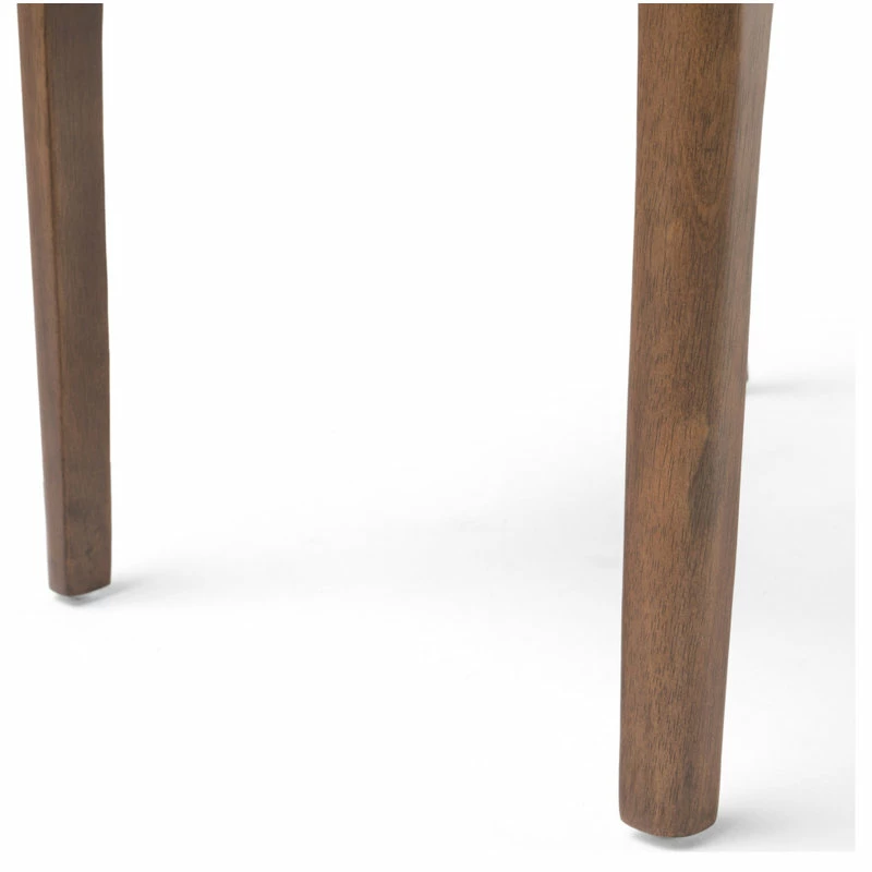 GDFStudio Dash Mid-Century Modern 7 Piece Dining Set, Walnut/Dark Gray - Image 5