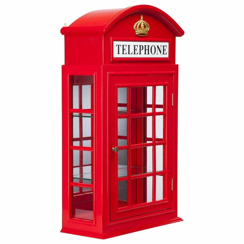 Design Toscano Telephone Booth Curio Cabinet - Image 3