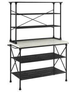 Crosley Madeleine Kitchen Island And Hutch