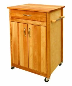 Catskill Craftsmen 25 Inch Butcher Block Kitchen Cart
