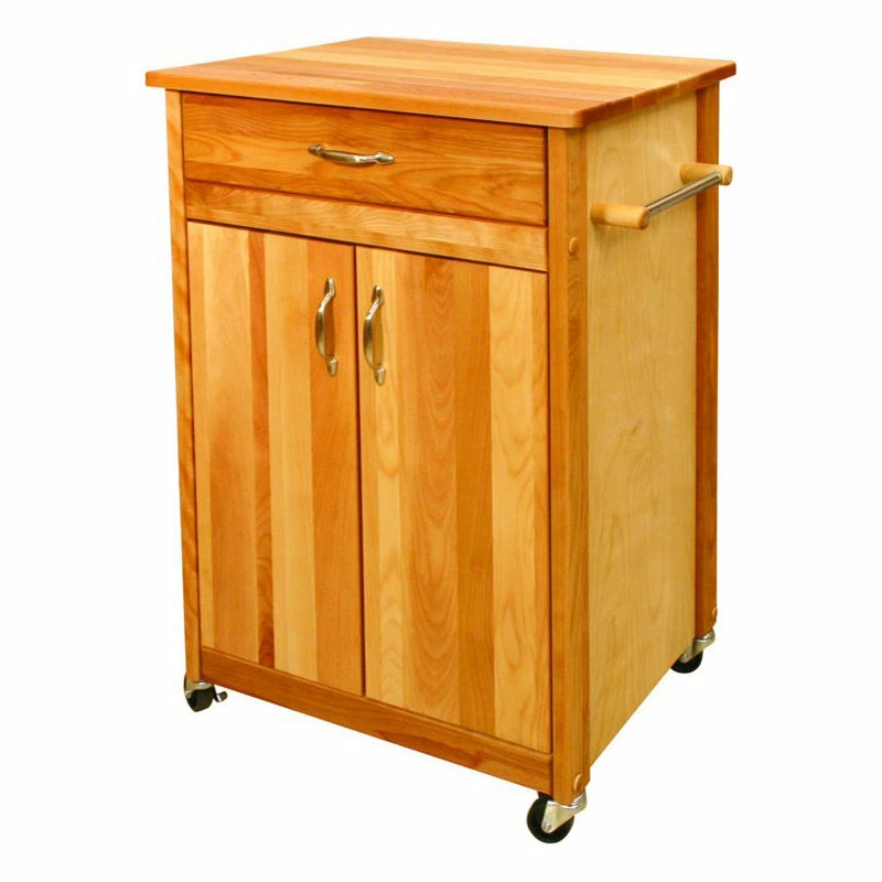 Catskill Craftsmen 25 Inch Butcher Block Kitchen Cart
