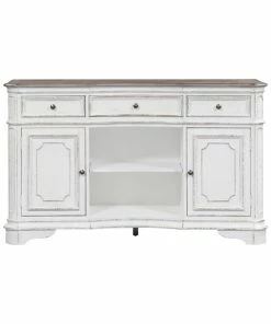Liberty Furniture Industries, Inc. Server, Antique White Finish
