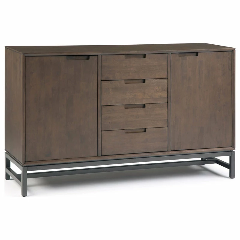 Simpli Home Ltd. Banting Mid Century Sideboard With Centre Drawers