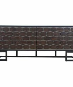 Mandalay Home Furnishings, Inc. MillBrae Sideboard Black Oak With Gray And Brown