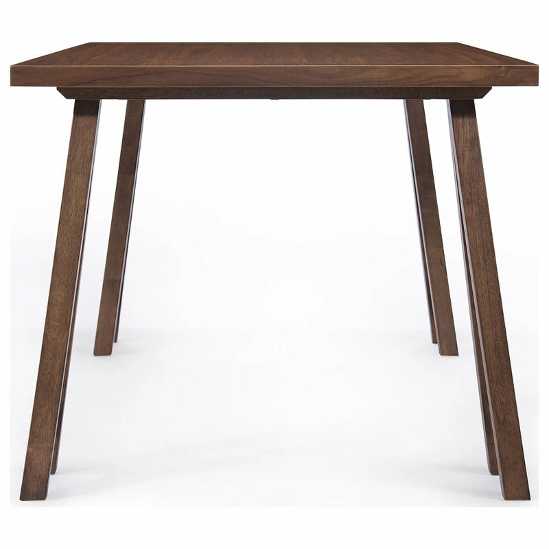 GDFStudio Dash Mid-Century Modern 7 Piece Dining Set, Walnut/Dark Gray - Image 10