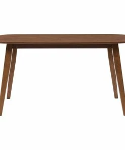 CorLiving Distribution LLC CorLiving Tiffany Wood Stained Dining Table, Hazelnut