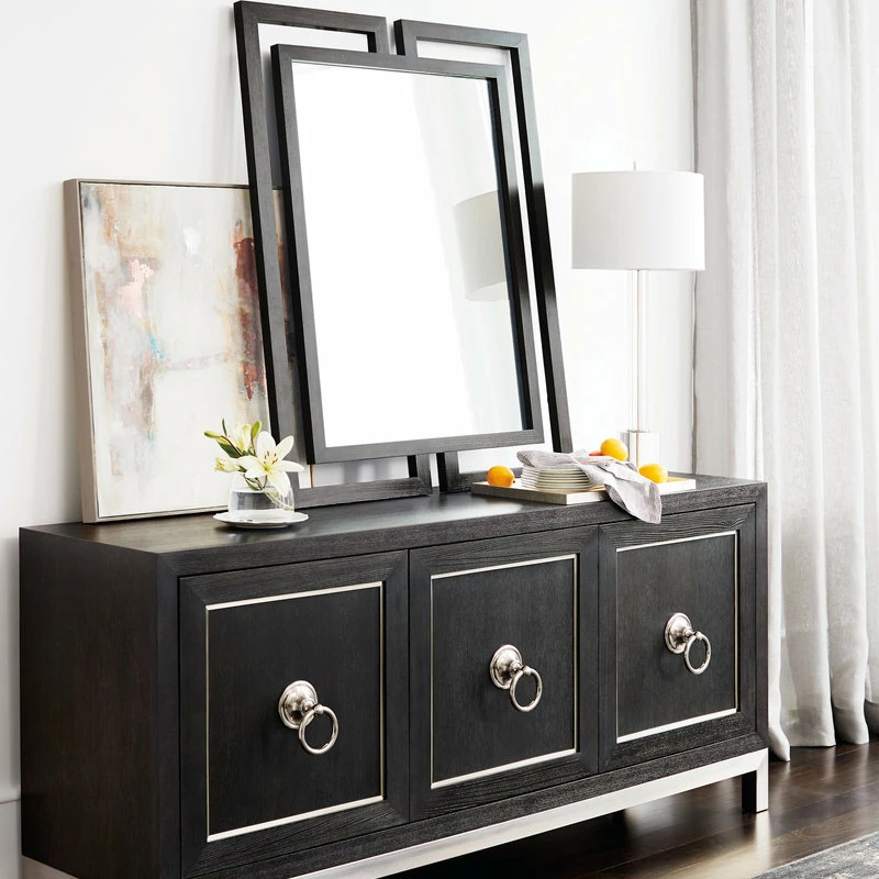 Bernhardt Furniture Company Bernhardt Decorage Sideboard, Cerused Mink/Silver Mist - Image 4