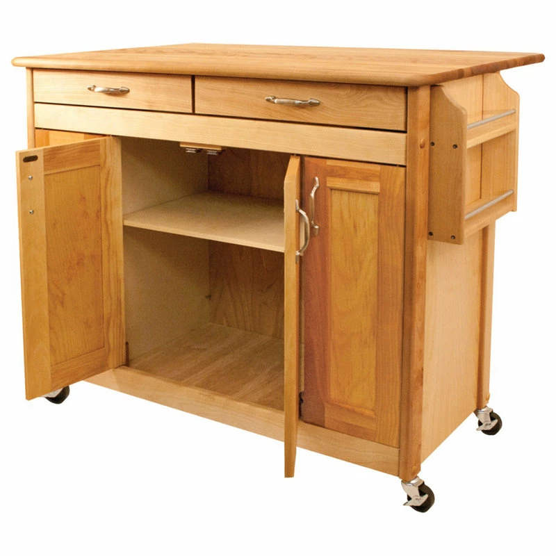 Catskill Craftsmen Kitchen Cart In Oiled Finish - Image 5
