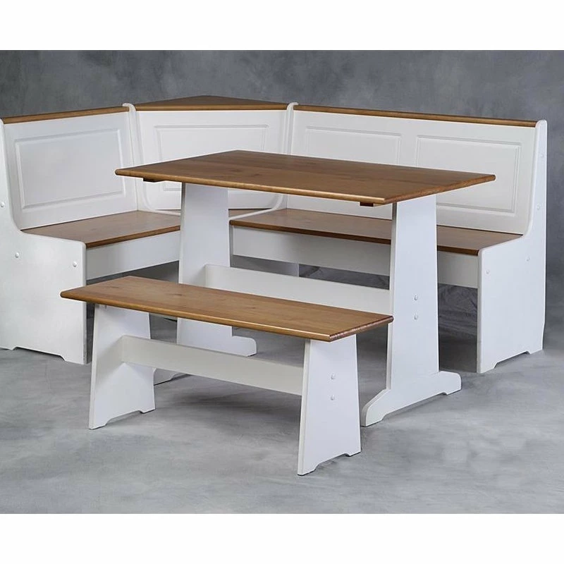 Linon Home Decor Products Ardmore Nook White With Pine Accents - Image 4