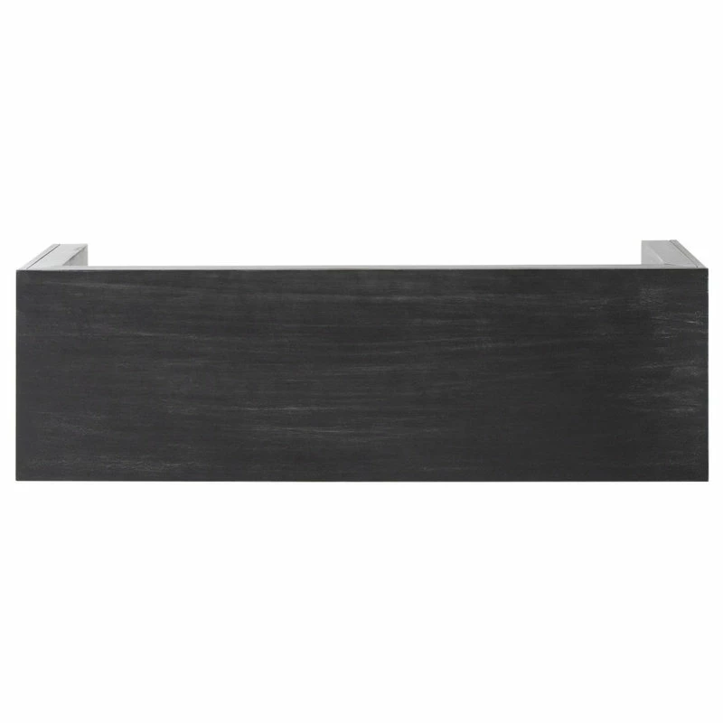 GDFStudio Chatham Farmhouse Acacia Wood Dining Bench, Black - Image 10