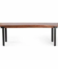 GDFStudio Meridan Mango Wood Dining Bench