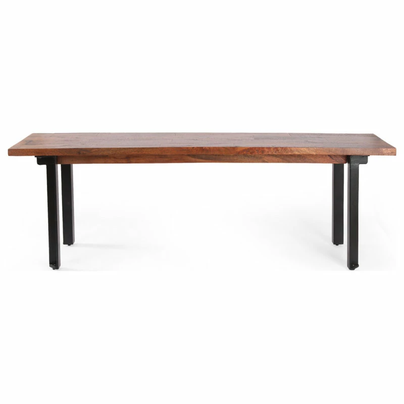GDFStudio Meridan Mango Wood Dining Bench