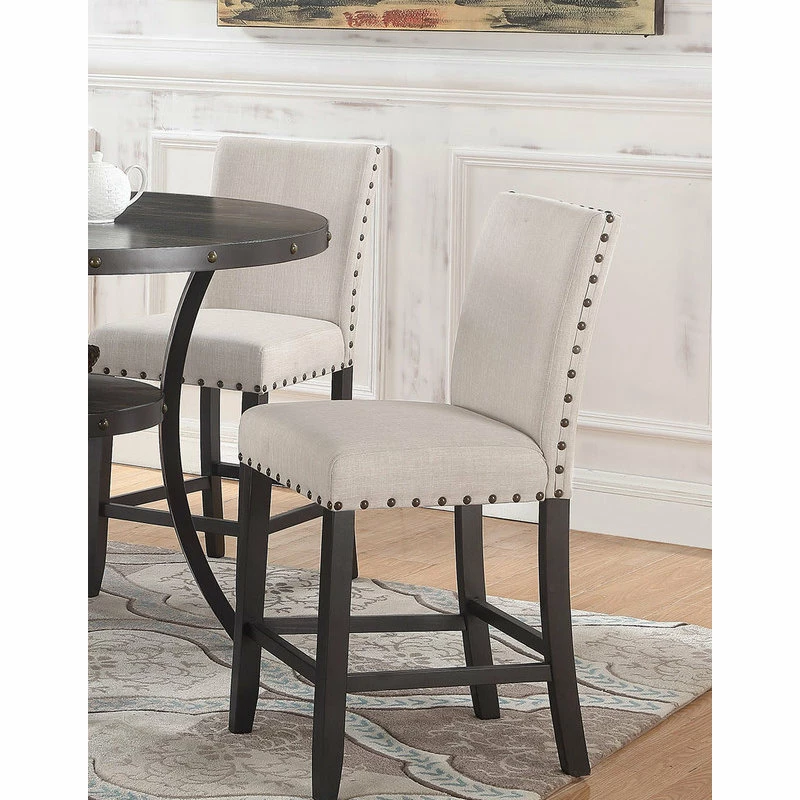 Best Master Furniture Darlington Antique Black Counter Height Chairs, Set Of 2 - Image 4
