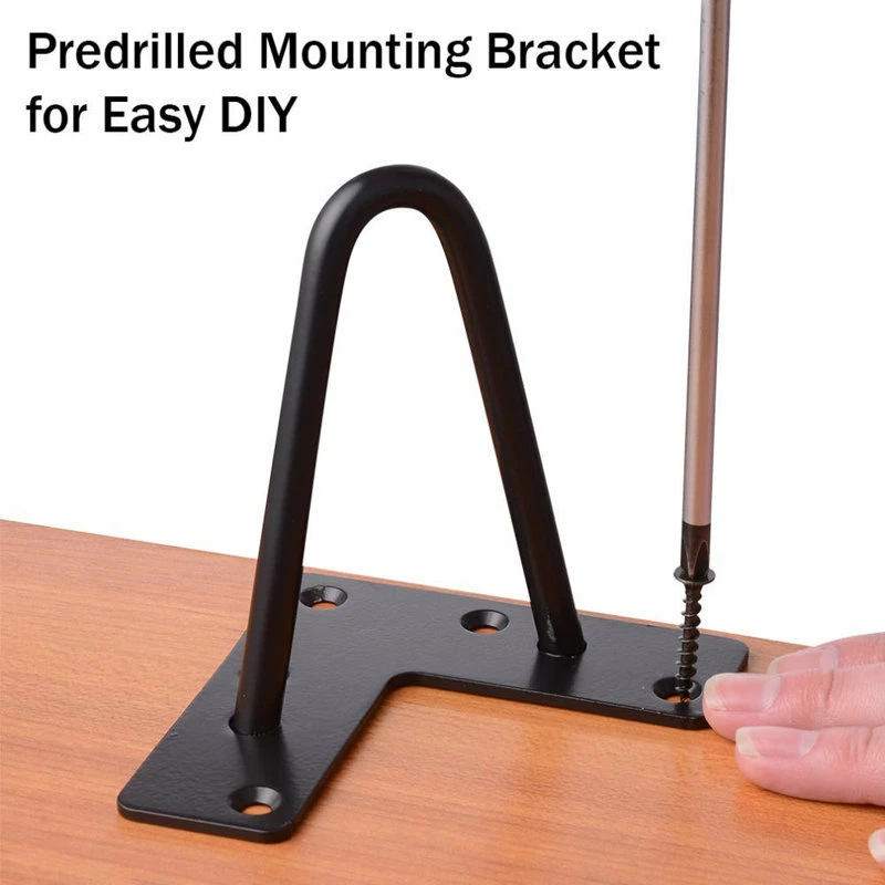 Yescom 4" Hairpin Legs Steel Rod Heavy Duty Furniture Leg Coffee Table Home - Image 2