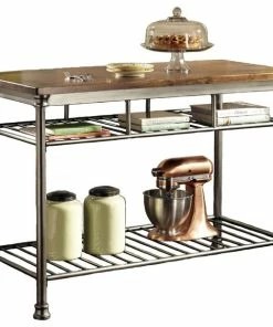 Homestyles Orleans Brown Kitchen Island