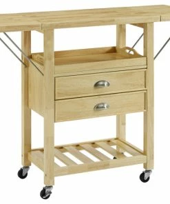 Crosley Bristol Double Drop Leaf Kitchen Cart