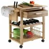 Winsome Finland Kitchen Cart In Natural
